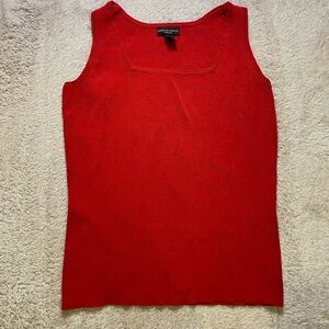 Dana Buchman Vibrant Red Tank Top